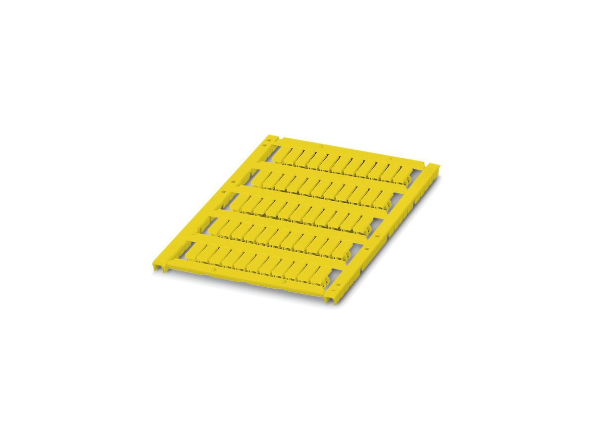 Bezeichnungskarte UCT-WMS 3.2 gelb für Kabelmarkierung 12×4mm