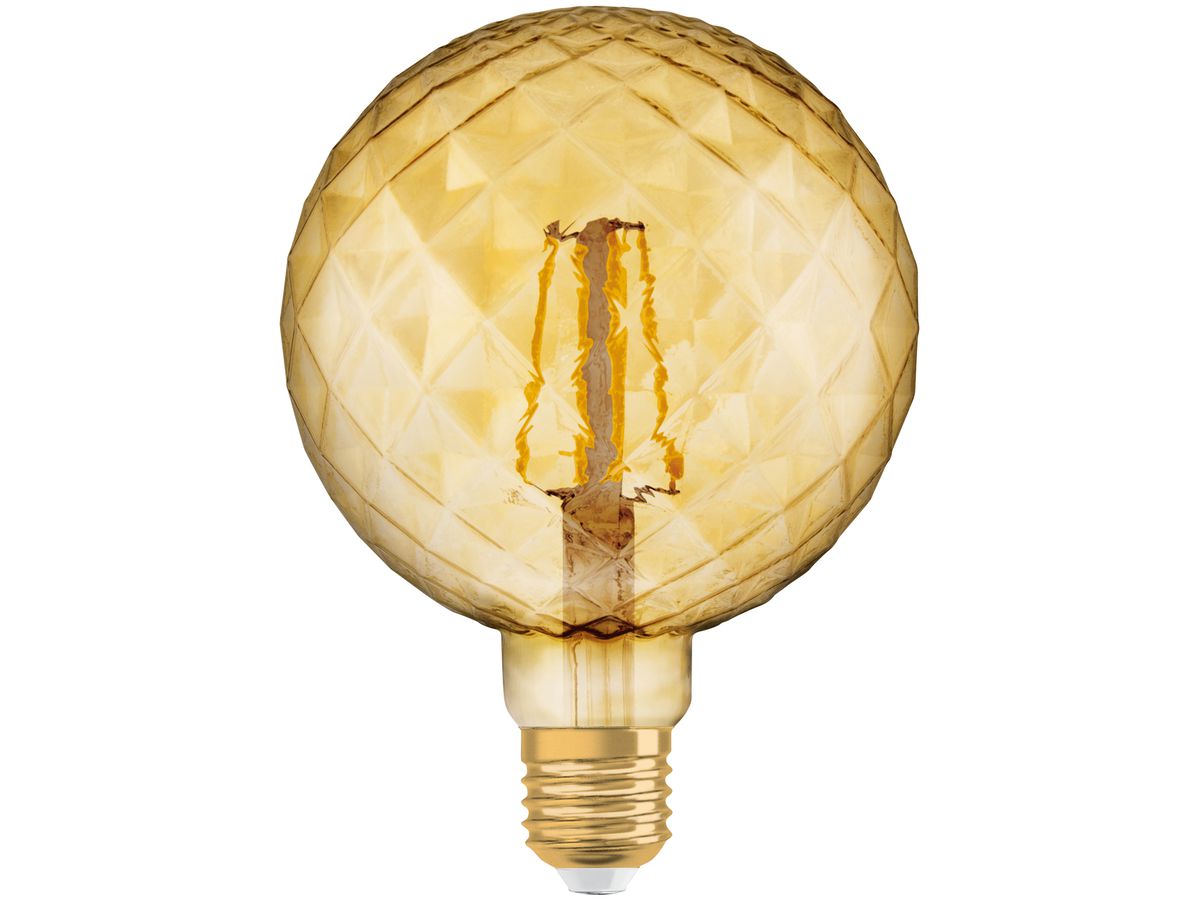 LED-Lampe Vintage 1906 CLASSIC PINECONE FIL GOLD 40 470lm E27 4.5W 230V 825