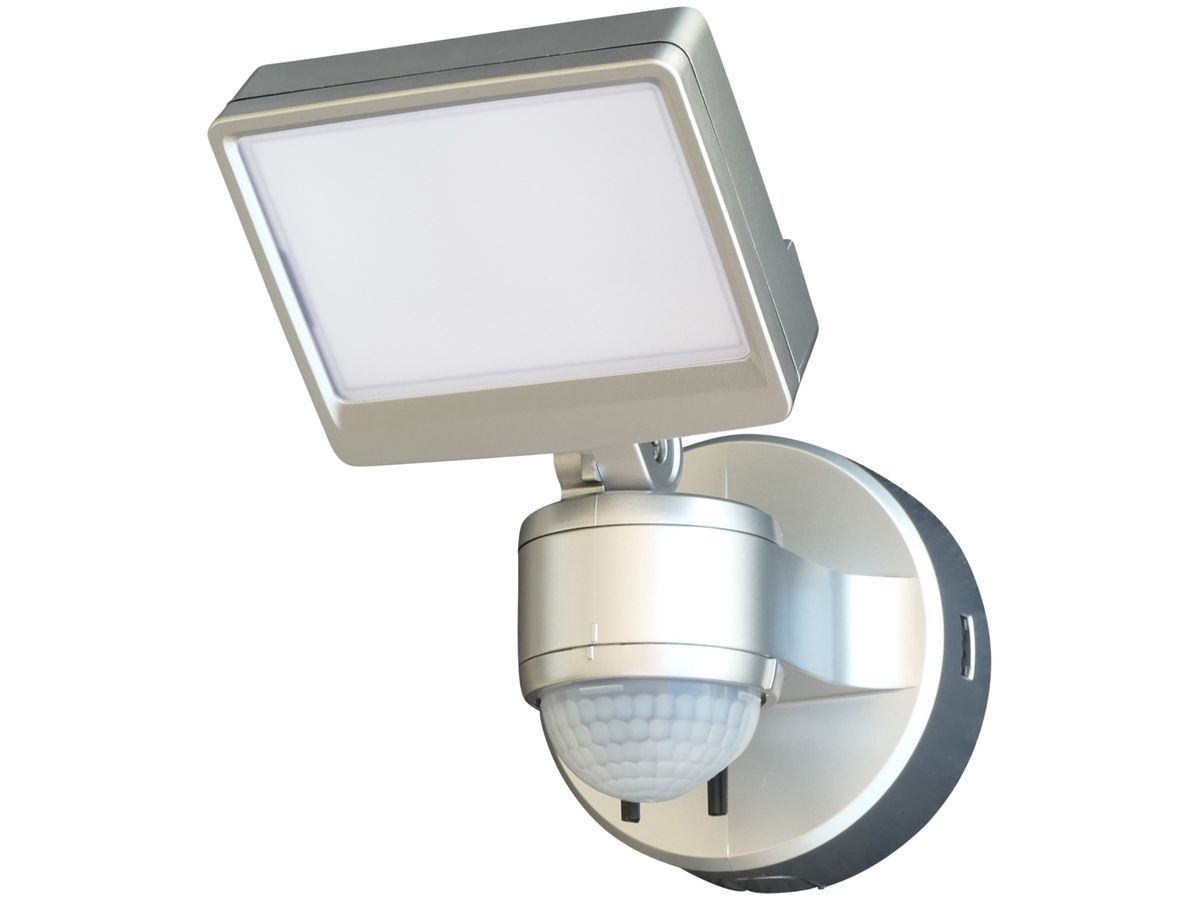 LED-Wandstrahler Z-LED 360° PIR-Sens. 6W 450lm 4500K 140×51mm IP54 aluminium