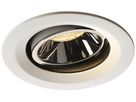 LED-Downlight SLV NUMINOS MOVE M 17.5W 1550lm 3000K 20° DIM Ø135×81mm ws/Cr