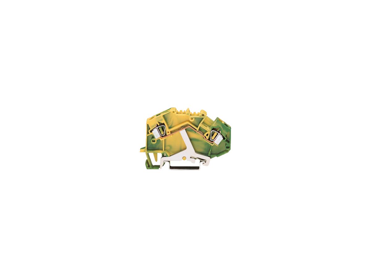 Schutzleiterklemme WAGO TOPJOB 4mm² grün-gelb