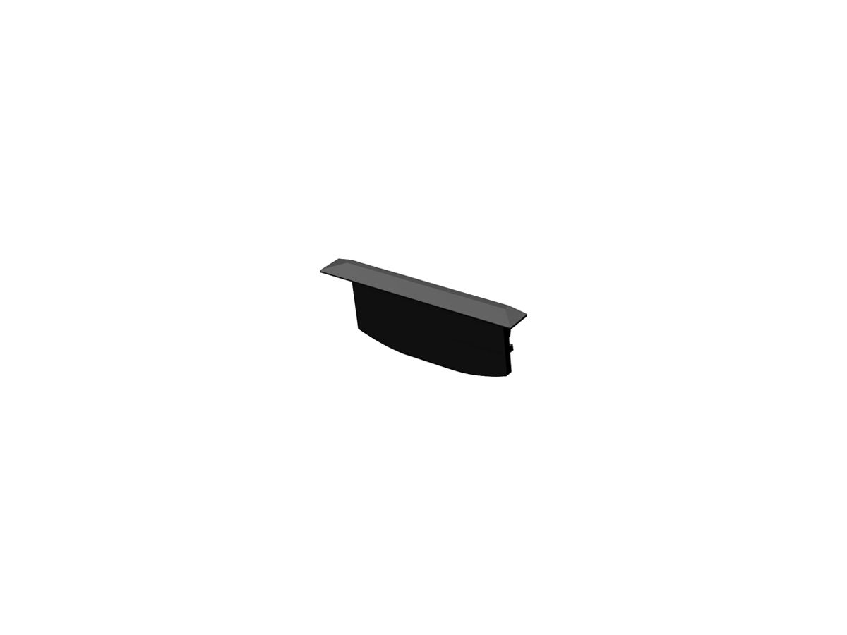 Endkappe SLV GRAZIA 60 86×33×25mm Aluminium schwarz