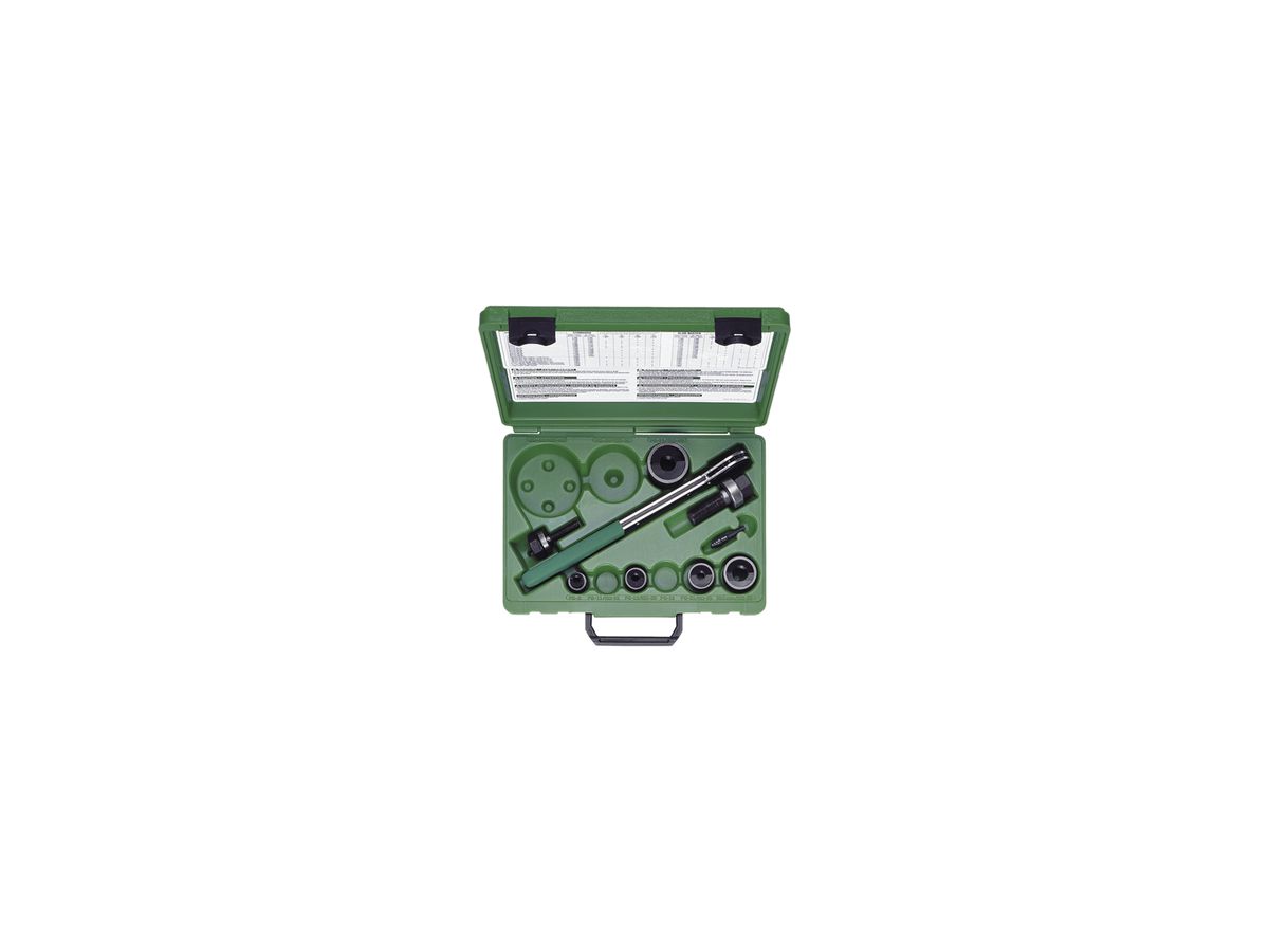 Blechlocher-Satz Greenlee Slug-Buster komplett M16-M40