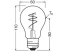 LED-Lampe Osram Vintage 1906 E27 4.6W 470lm 822 DIM Ø60×110mm Typ A klar