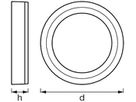 LED-Decken-/Wandleuchte LDV LED COLOR + WHITE RD, 200mm 19W