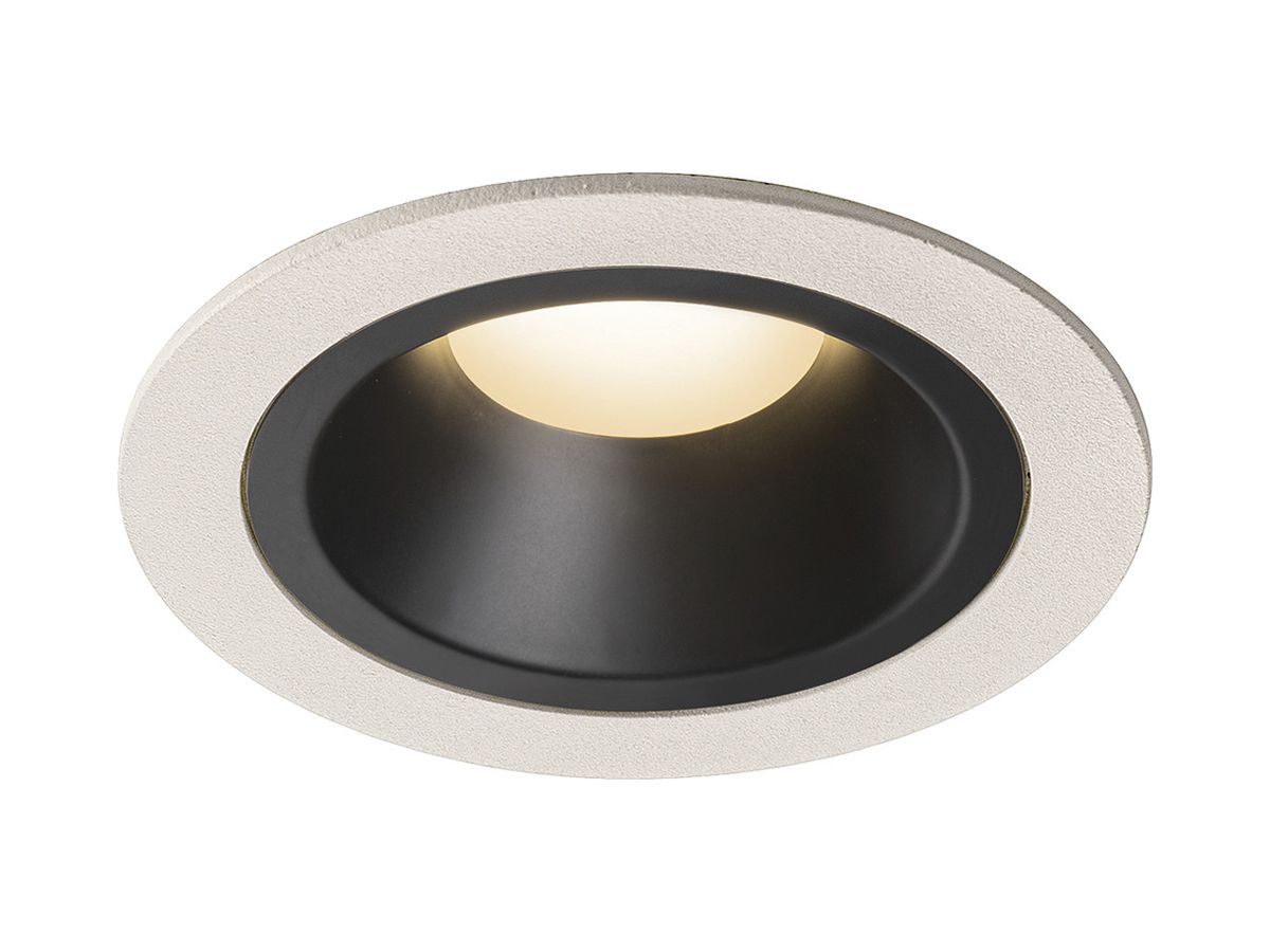 LED-Downlight SLV NUMINOS M 17.5W 1500lm 3000K 55° DIM Ø105×68mm ws/sz