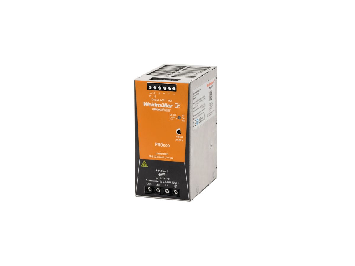 Schaltnetzgerät Weidmüller Connect Power PRO ECO3 240W 24V 10A