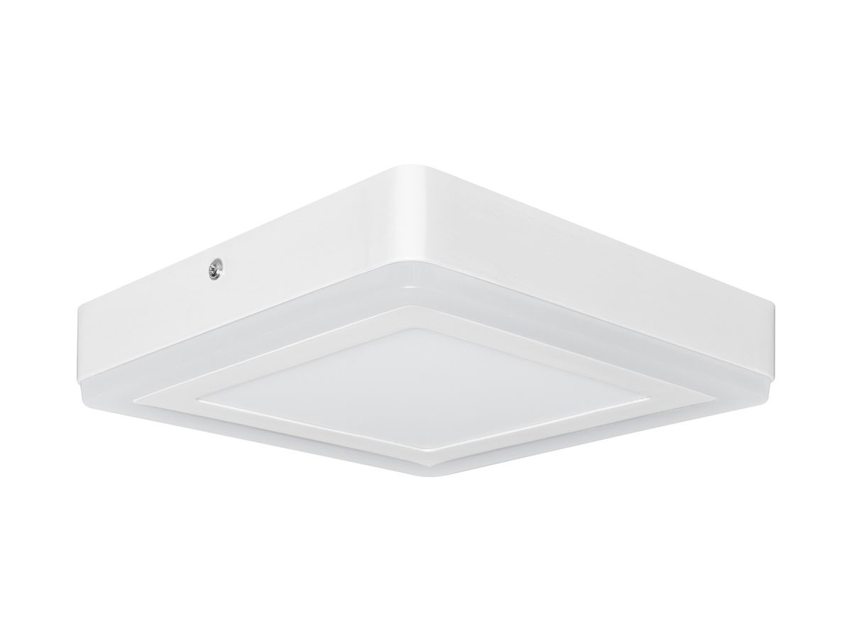 LED-Decken-/Wandleuchte LDV LED CLICK WHITE SQ, 200mm 15W