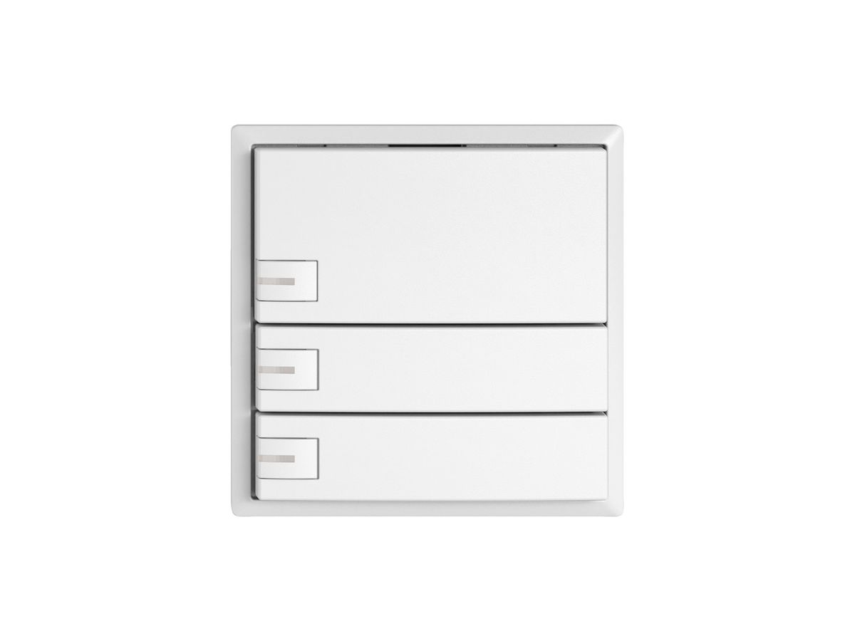 KNX-Taster RGB EDIZIO.liv SNAPFIX® Temperaturfüh.RGB-LED 3×T 1-Tbed.ws