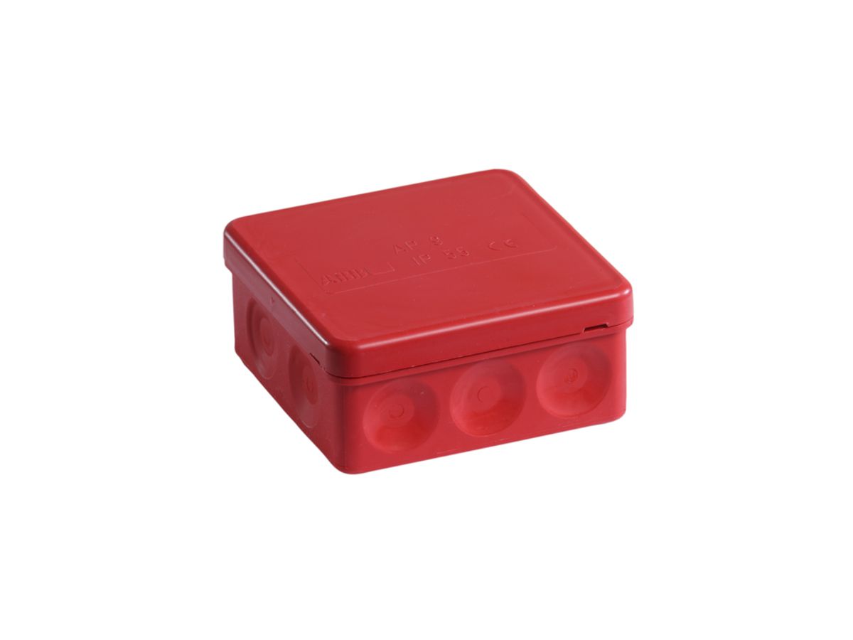 AP-Abzweigdose ELTAG ABB AP9 80×80×35mm IP65 rot