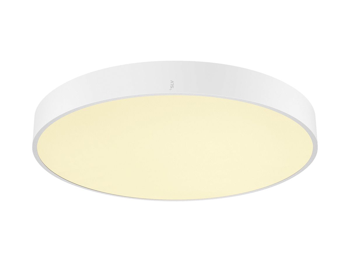 LED-Deckenleuchte SLV MEDO PRO 60 39W 4700lm 930/940 IP50 DALI Ø600mm weiss