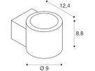 LED-Wandleuchte SLV OCULUS 8.5W 570lm 2000…3000K DIM 100° weiss