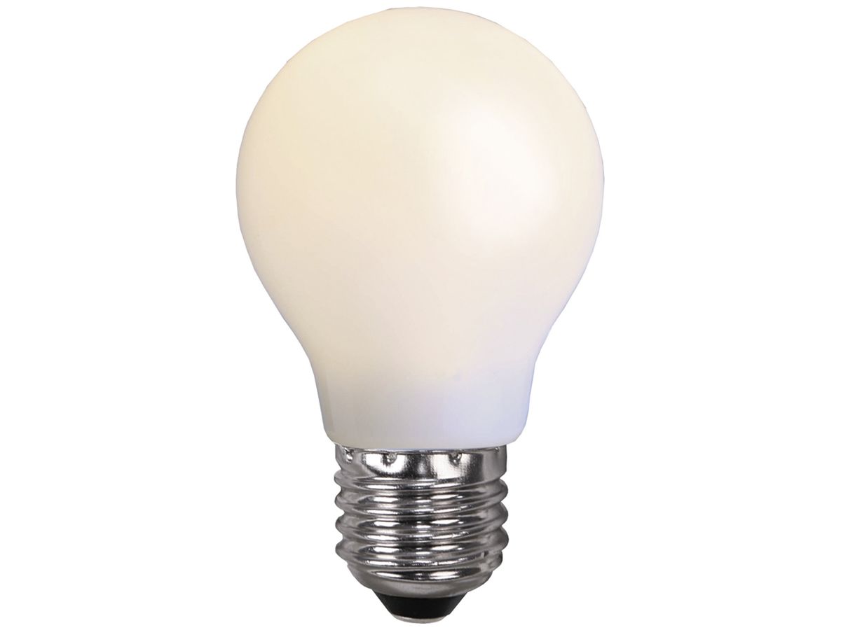 LED-Lampe M. Schönenberger E27 0.9W 25lm 2600K 96mm A55 opal weiss