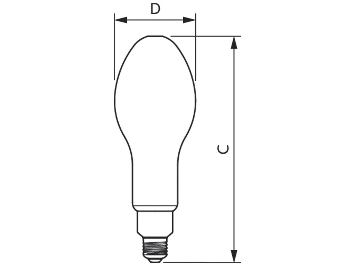 LED-Lampe Philips TrueForce Core E27 33.5W 5600lm 3000K mattiert 300°