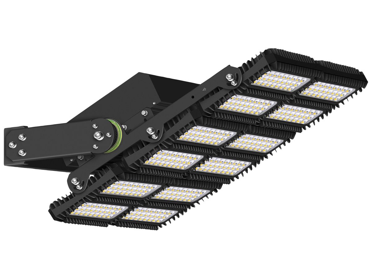 LED-Strahler AREA Expert M18 1350W 183384lm 5700K IP66 VWB 890×240mm schwarz