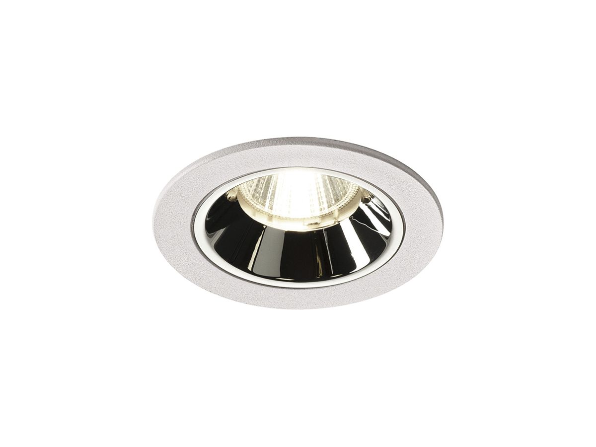 LED-Downlight SLV NUMINOS S 8.6W 750lm 4000K 40° DIM Ø80×52mm ws/Cr