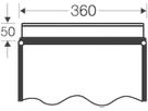 Anbauflansch 360mm ohne Einführungen Hensel ENYSTAR