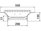 T-Abgang BET RAA 110×300mm Stahl bandverzinkt