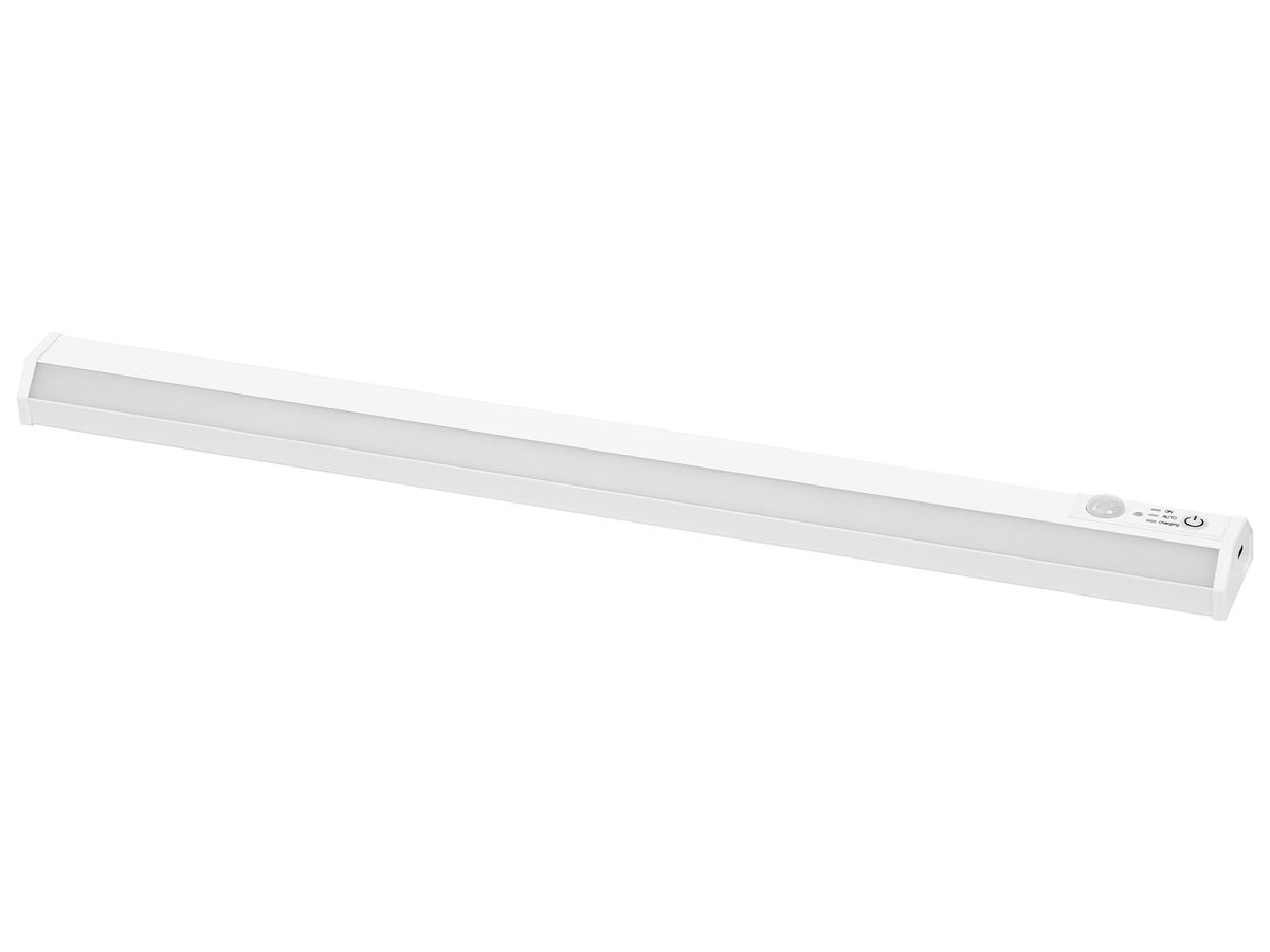 LED-Deckenleuchte LDV LINEAR LED MOBILE 1W 70lm 4000K PIR USB weiss