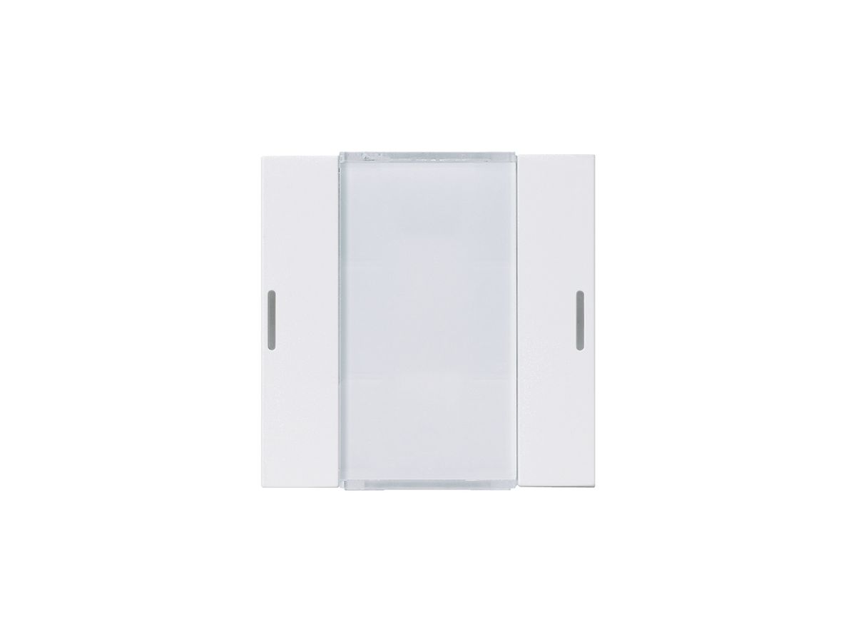 Tasterfront Hager basico KNX 2-fach LED weiss 45×45mm