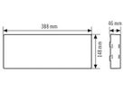 Notleuchte ESYLUX SLX 24 LEDi Flat 24…230V, weiss