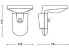 LED-Wandleuchte Philips Tyla PIR SEN 9W 820lm 2700K IP43 anthrazit