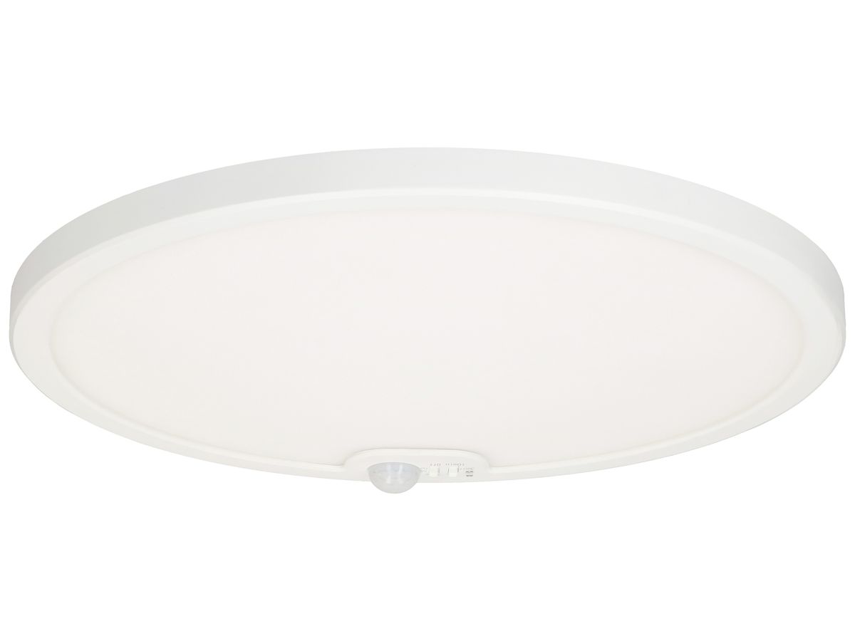 LED-Decken-/Wandleuchte MH SLIM 30 PIR 18/25W 1980/2750lm 3000/4000K Ø300mm ws