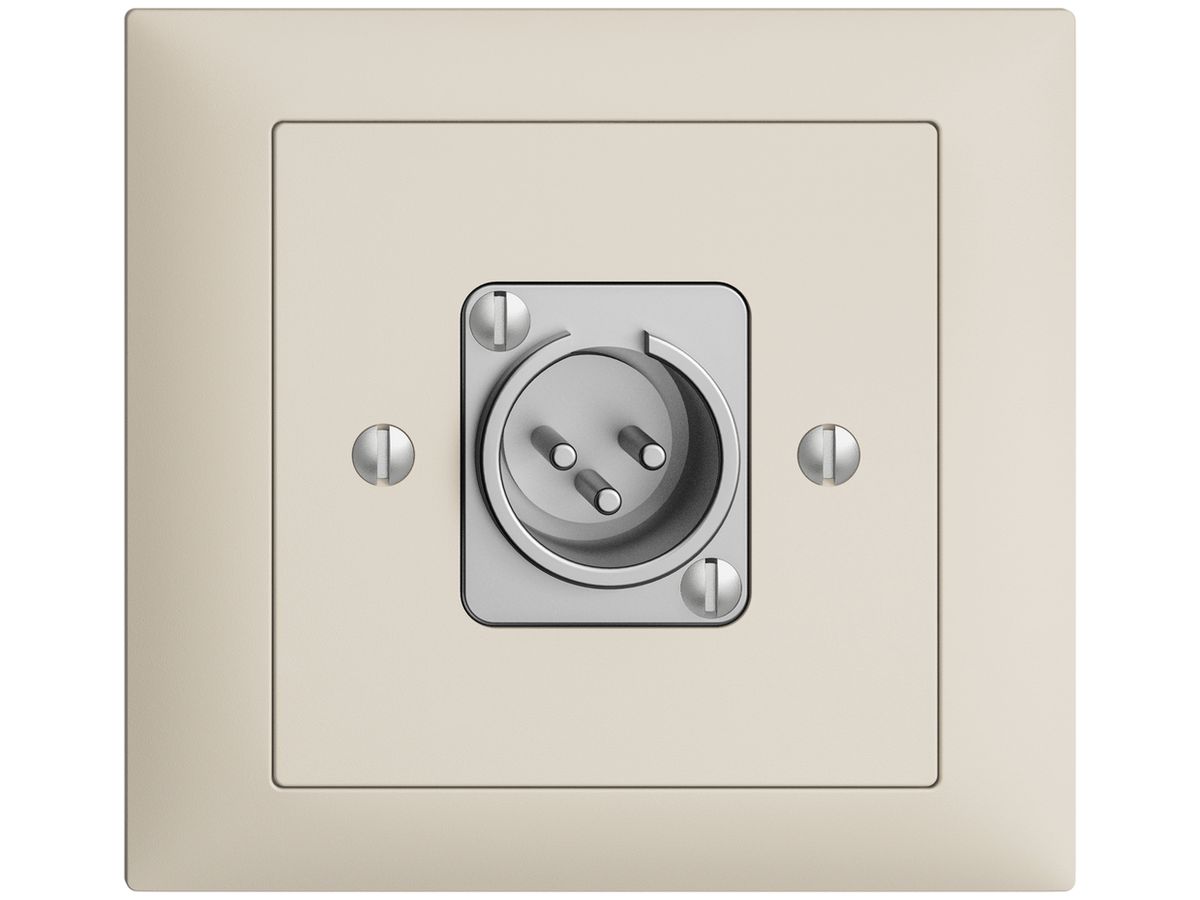 EB-Dose mit XLR-Stecker EDIZIOdue crema