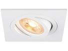 LED-Downlight SLV NEW TRIA 75 GU10 1×10W DIM 90×90mm weiss