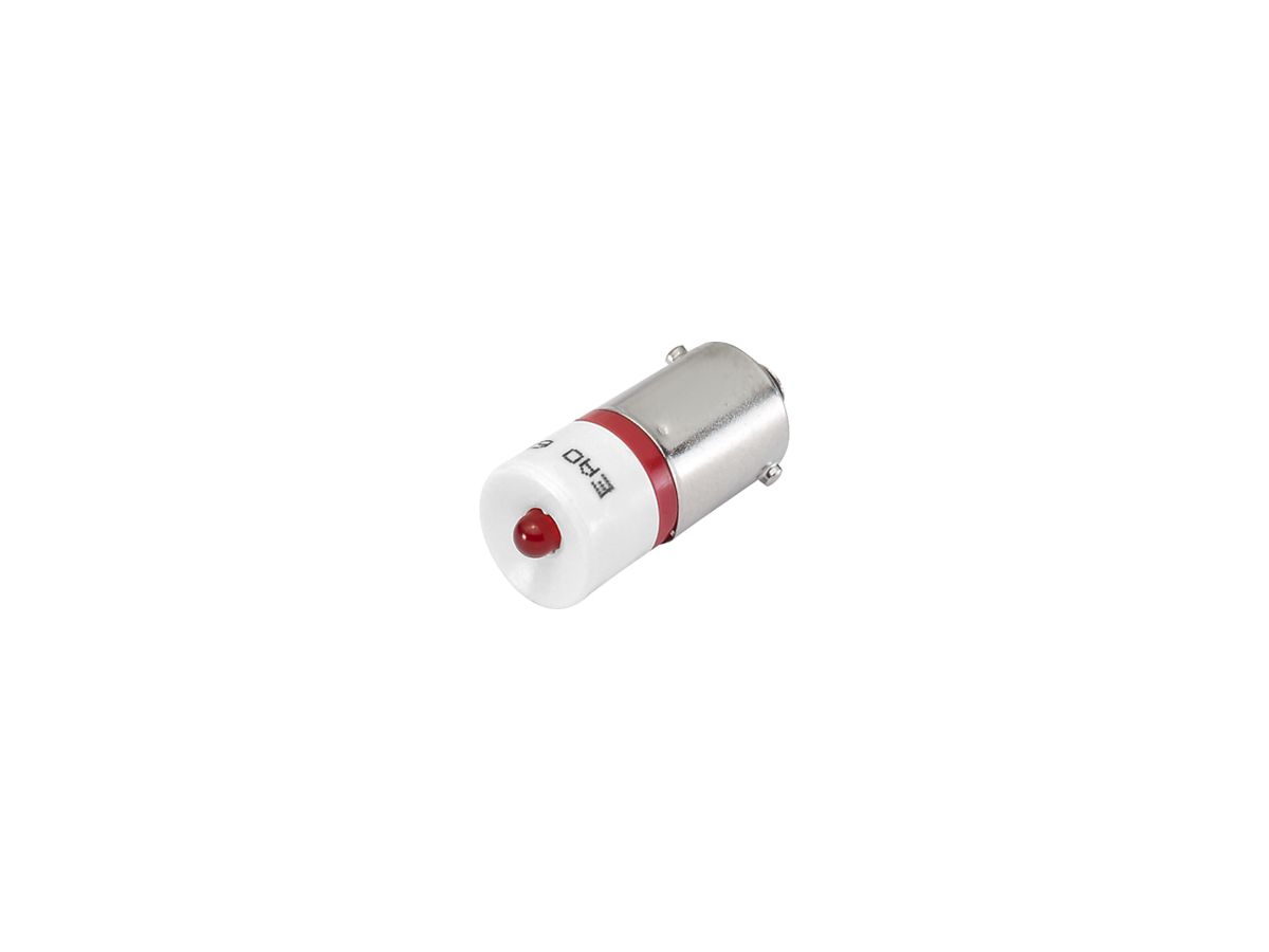 Single-LED BA9s 48VAC/DC 8mA für EAO 04/44, rot