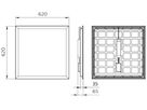 EB-LED-Deckenleuchte Philips CoreLine RC133V OC 28.5W 3600lm 840 DALI weiss