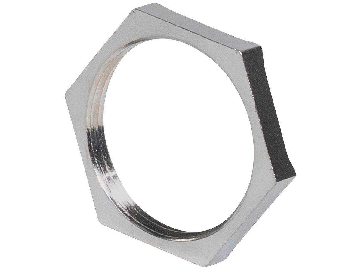 Gegenmutter Plica M20 sechskant Stahl rostfrei A2