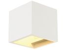 Wandleuchte SLV PLASTRA CUBE, G9 42W Gips eckig IP20 weiss