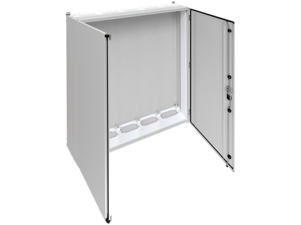 Wandschrank Hager univers mit Volltür SK I IP55 1550×1300×275mm RAL 7035