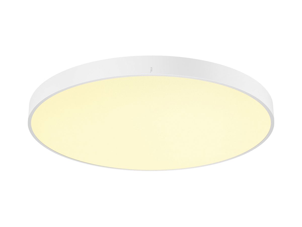 LED-Deckenleuchte SLV MEDO PRO 90 75W 9100lm 930/940 IP50 DALI Ø900mm weiss