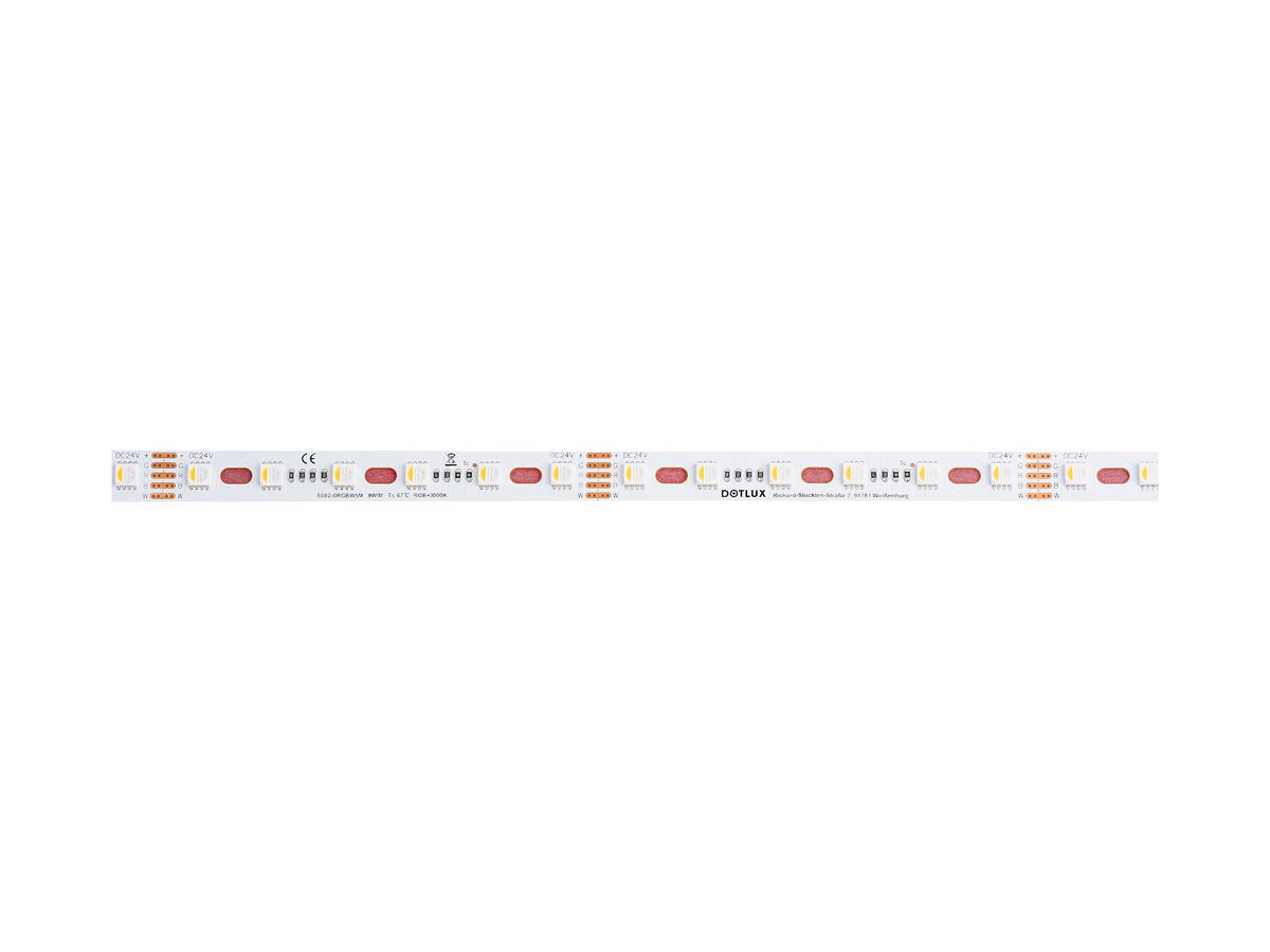 LED-Lichtband DOTLUX CURVE 24V 19.2W/m 860lm/m RGBW 5m