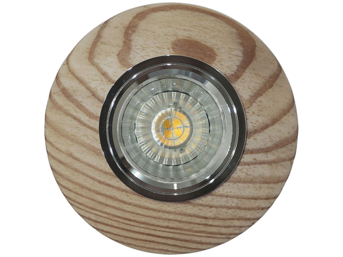EB-LED-Leuchte Piccolo GU10, 230V, ohne Leuchtmittel, Lärche