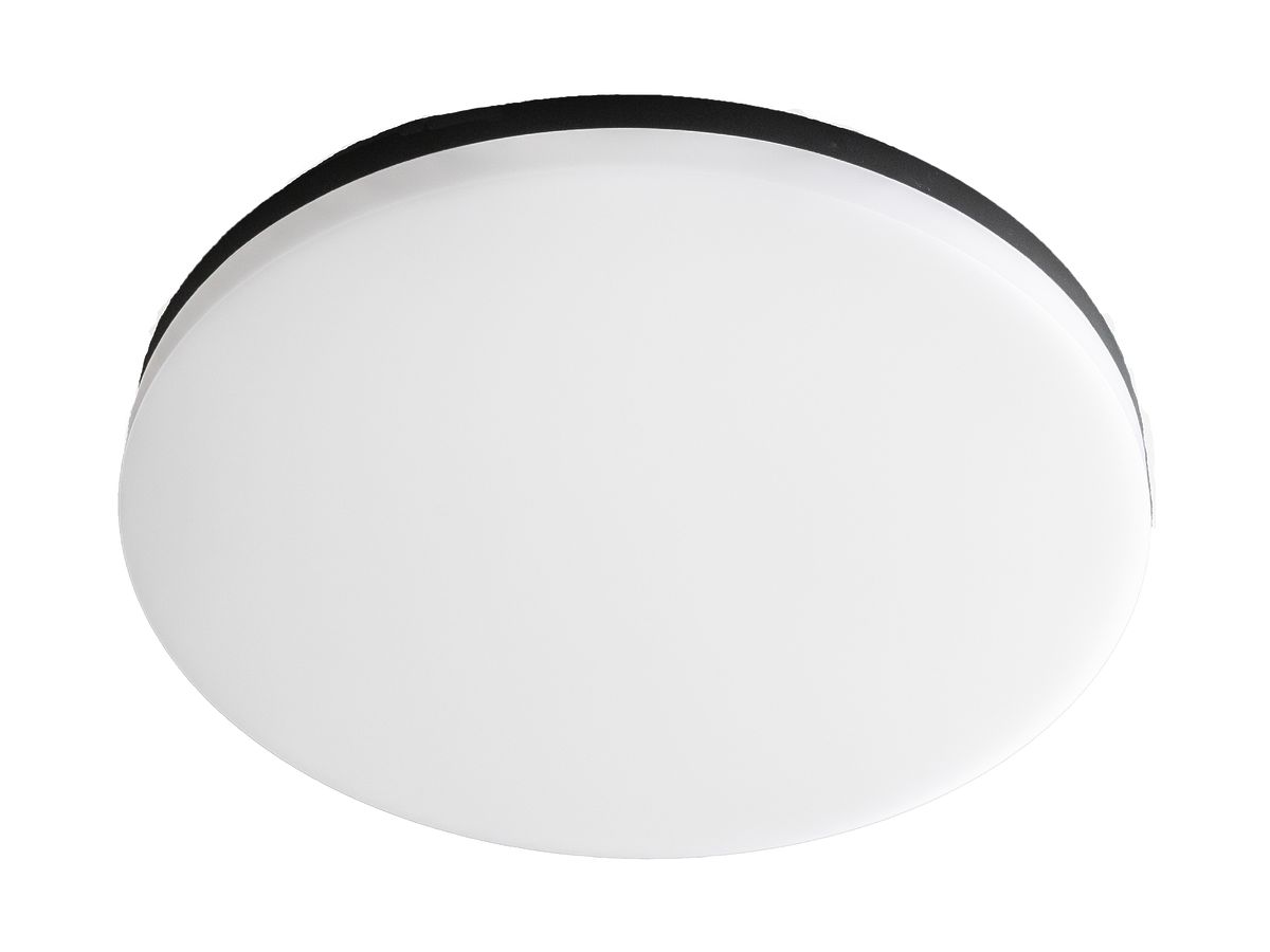 LED-Decken-/Wandleuchte SLICE CIRCLE4 29/38W 3000/4000K 4200lm IP20 DIM schwarz