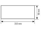 Piktogramm-Satz ESYLUX SLX 14m Pfeil R/L/U/O 310×90mm