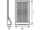 LED-Wandleuchte  LDV DoorLED Solar, PIR weiss