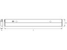 LED-Lichtleiste Ledvance LINEAR LED FLAT SENSOR 830, 230V 12W 3000K