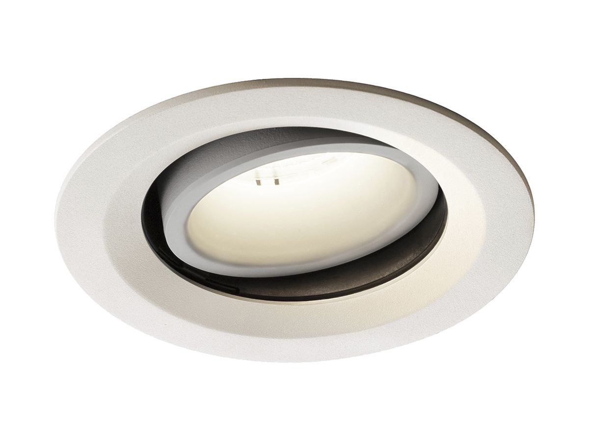 LED-Downlight SLV NUMINOS MOVE M 17.5W 1750lm 4000K 20° DIM Ø135×81mm ws/ws