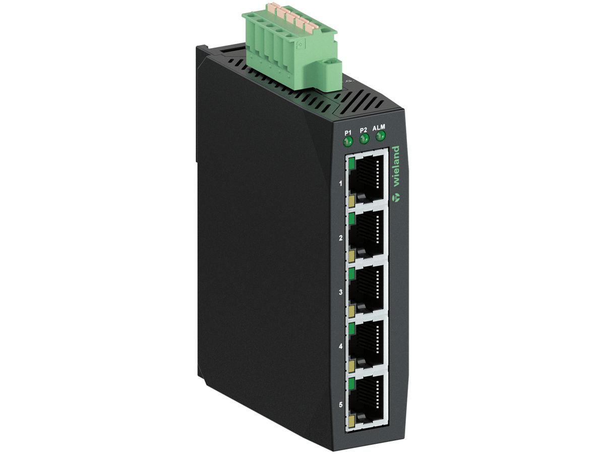 Switch wienet UMS 5-L, 5-Port, 10/100Mbit/s, unmanaged, IP30