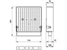 AP-Rahmen mit Bügel ZBP333 MB für Mini 300 gen3, 351×346×100mm, weiss, 2 Stück