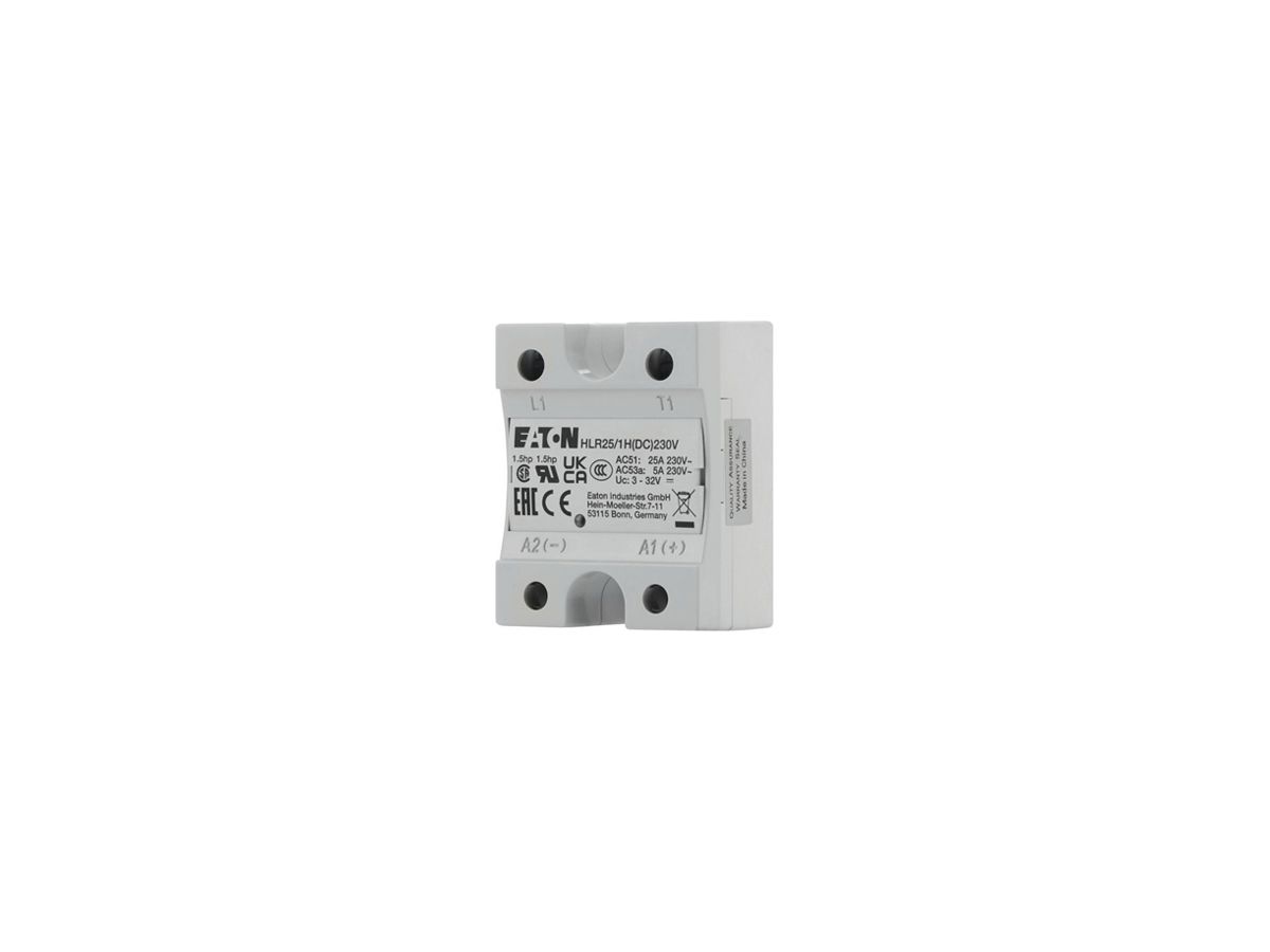 Halbleiterrelais Eaton HLR25/1H(DC)230V, 3…32VDC 25A/24…240VAC