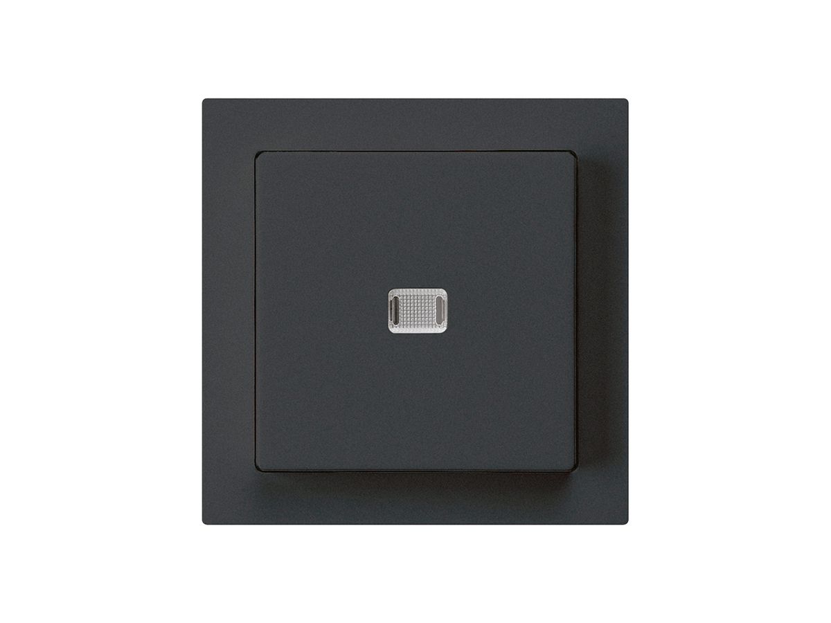 UP-Leuchtdruckschalter kallysto 6/1L schwarz