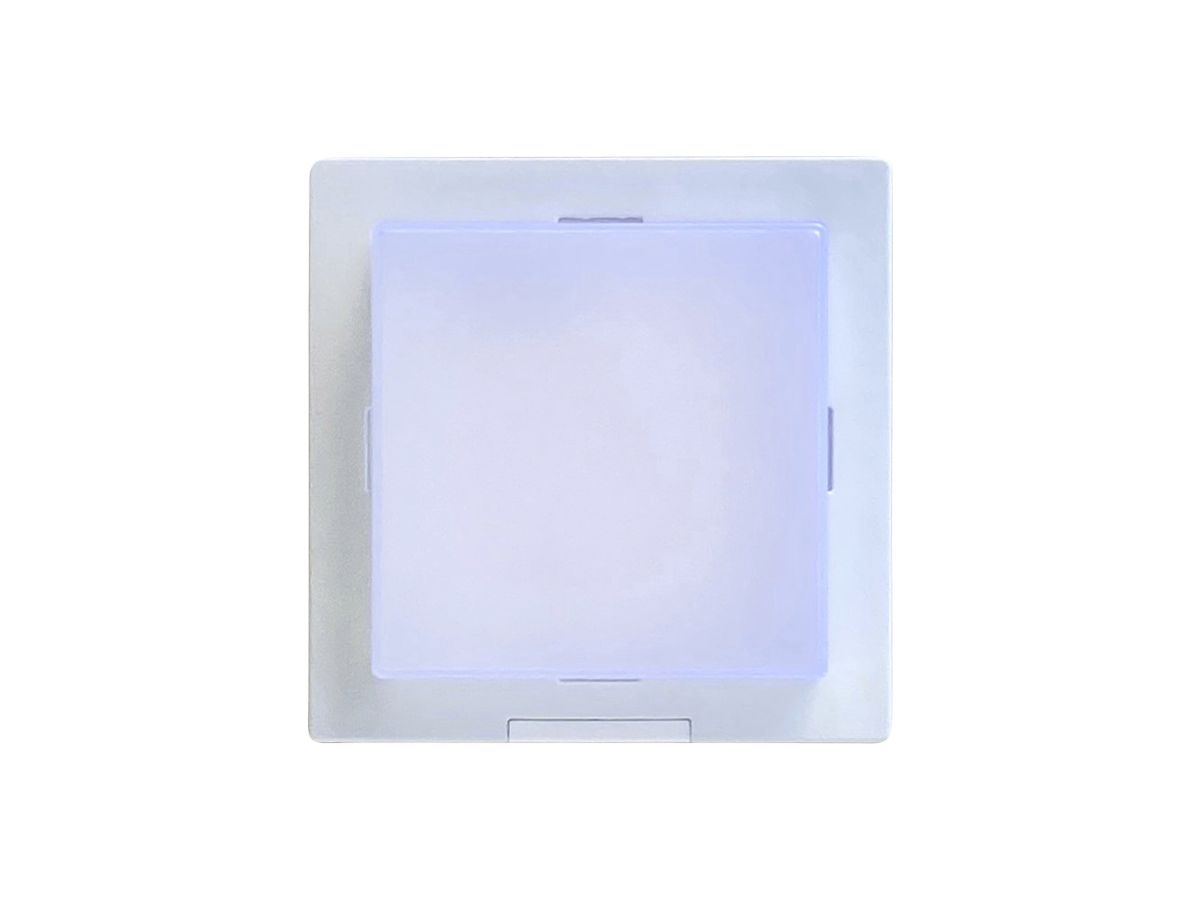 LED-Wandleuchte Z-Licht Cube 4.5W 500lm 3000K IP65 115×115mm weiss