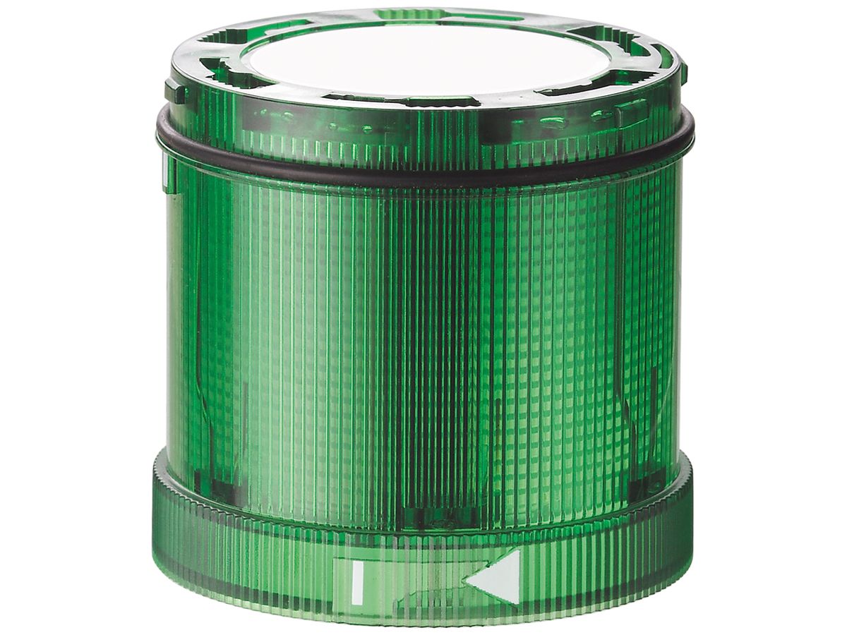 Blitz- und Dauerleuchte WERMA TwinFLASH Classic, 24VDC, 70mm, grün