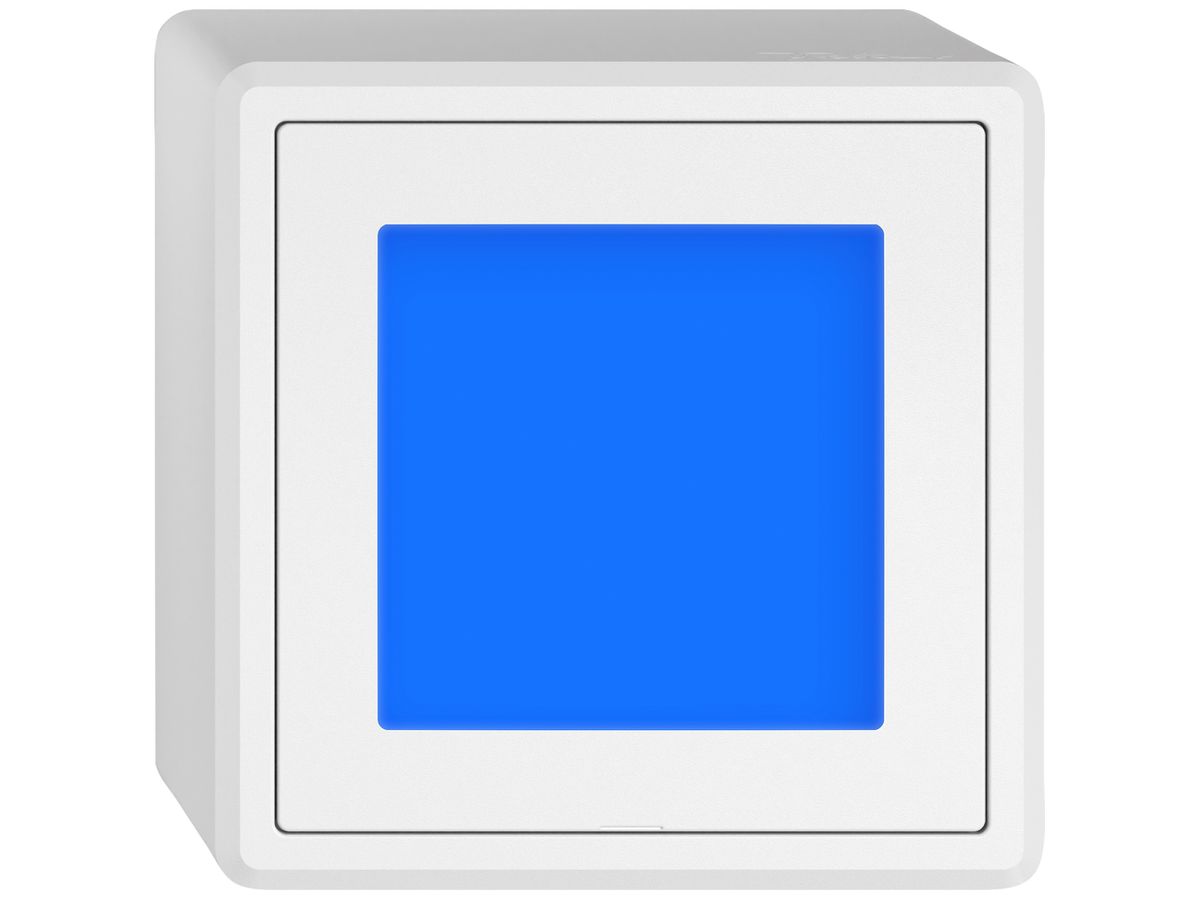 AP-LED-Leuchte EDIZIO.liv SNAPFIX® LED-blau 230V ws