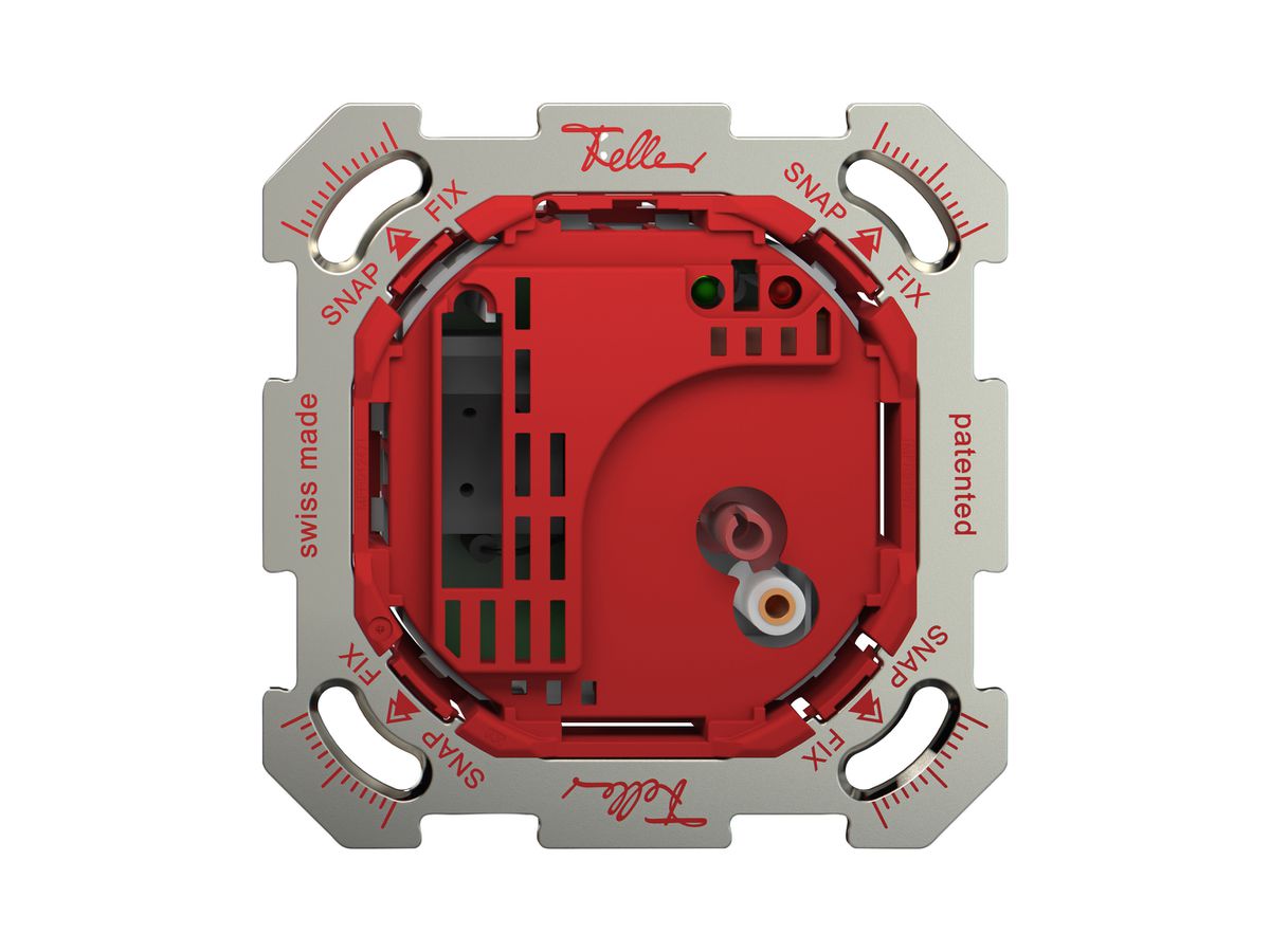 UP-Raumthermostat Feller SNAPFIX® f.elektrische Bodenheizungen